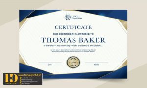 Giấy Chứng Nhận, Bằng Khen, Certificate (97)