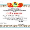 Giấy Khen Công Đoàn