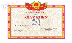 Giấy Khen Đảng Ủy 1
