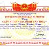 Giấy Khen Gia Đình Văn Hóa