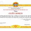 Giấy Khen Hội Nông Dân