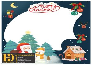 Khung Ảnh Chúc Mừng Giáng Sinh (1)