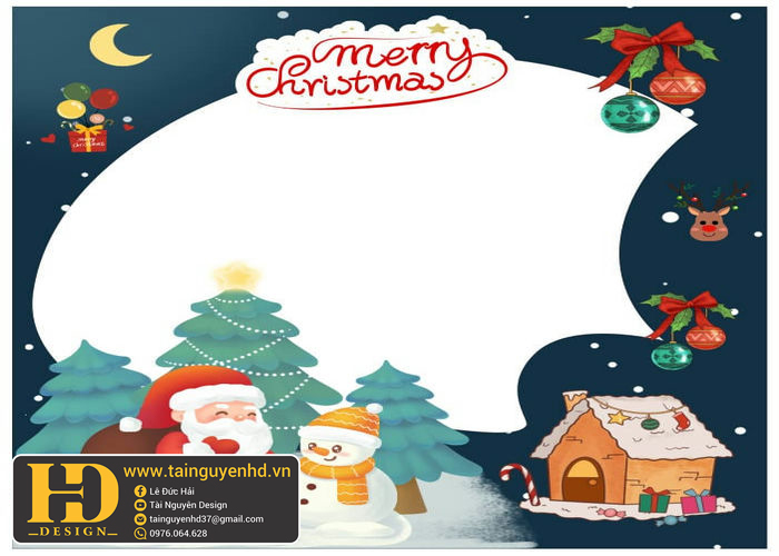 Khung Ảnh Chúc Mừng Giáng Sinh (1)
