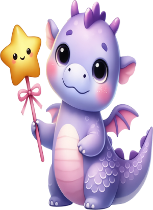 Khủng Long Tím PNG (11)