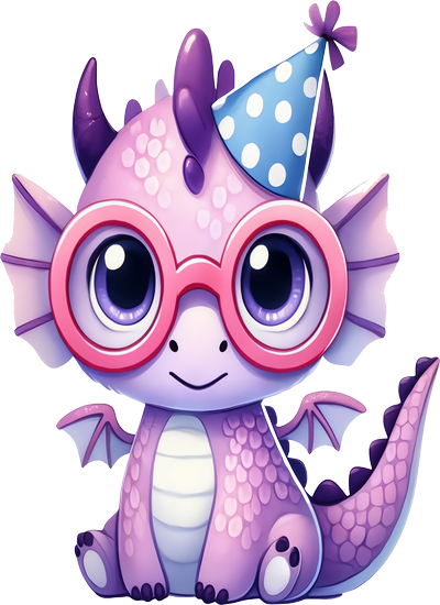 Khủng Long Tím PNG (4)