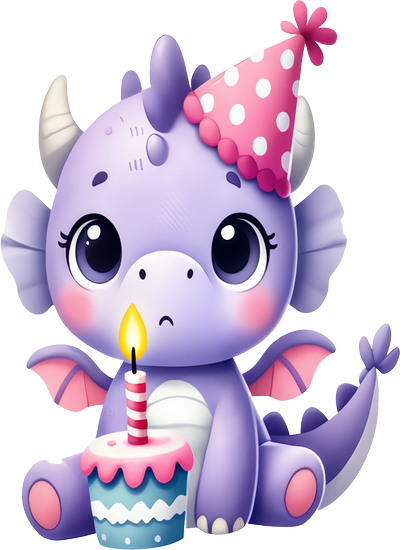 Khủng Long Tím PNG (5)