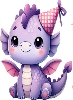 Khủng Long Tím PNG (8)