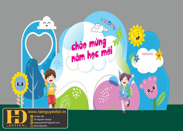 Maket Trang Trí Lễ Khai Giảng Năm Học - Lễ Tổng Kết (1)