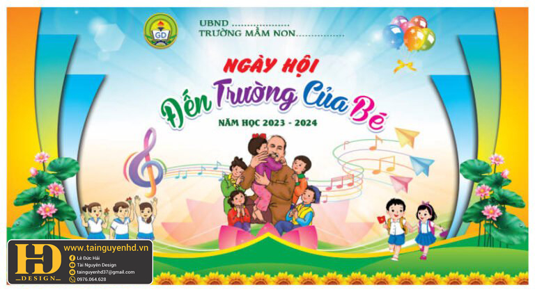 Maket Trang Trí Lễ Khai Giảng Năm Học - Lễ Tổng Kết (13)