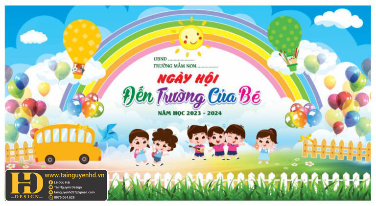 Maket Trang Trí Lễ Khai Giảng Năm Học - Lễ Tổng Kết (14)