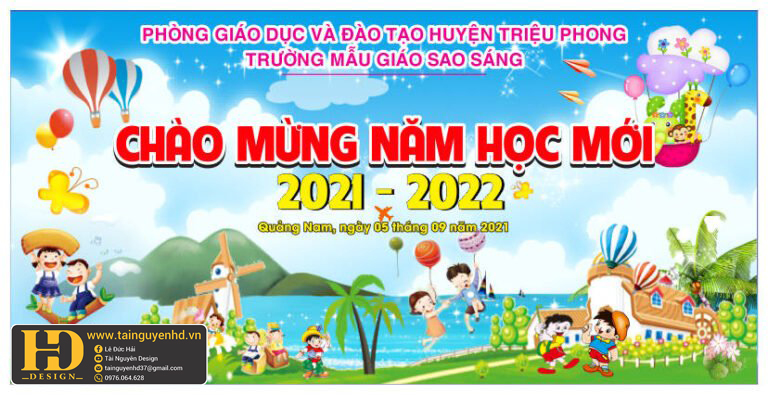 Maket Trang Trí Lễ Khai Giảng Năm Học - Lễ Tổng Kết (16)