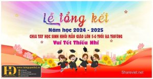 Maket Trang Trí Lễ Khai Giảng Năm Học - Lễ Tổng Kết (25)