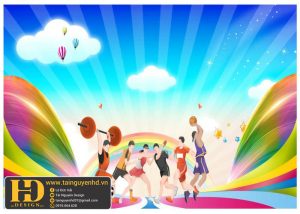 Maket Trang Trí Lễ Khai Giảng Năm Học - Lễ Tổng Kết (28)