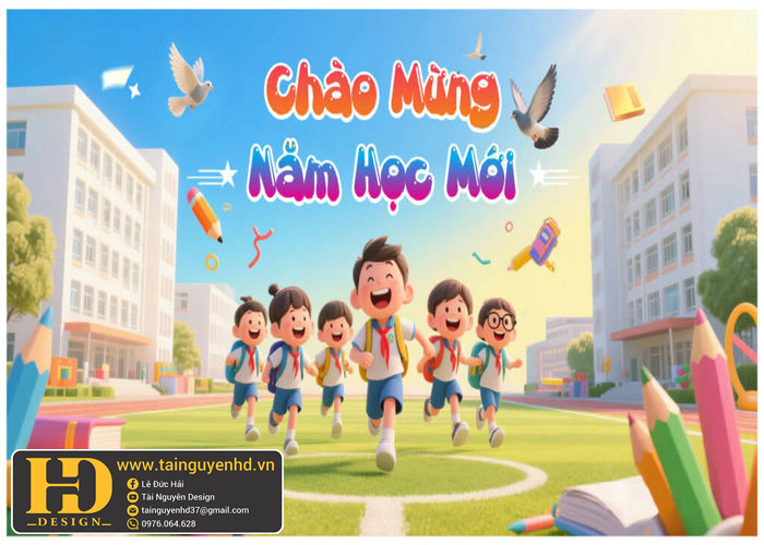 Maket Trang Trí Lễ Khai Giảng Năm Học - Lễ Tổng Kết (4)