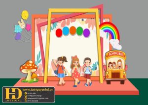 Maket Trang Trí Lễ Khai Giảng Năm Học - Lễ Tổng Kết (7)