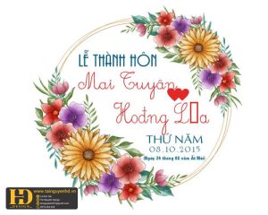 Mẫu Bảng Tên Đám Cưới (1)