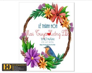 Mẫu Bảng Tên Đám Cưới (8)