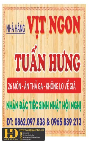Mẫu Biển Quảng Cáo Đẹp (209)