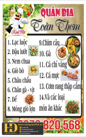 Mẫu Biển Quảng Cáo Đẹp (258)