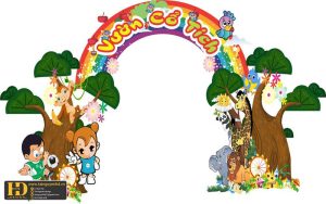Mẫu Cổng Trường Mầm Non (14)