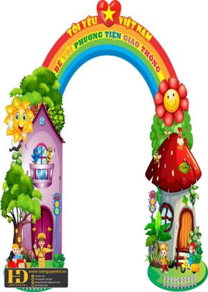 Mẫu Cổng Trường Mầm Non (9)