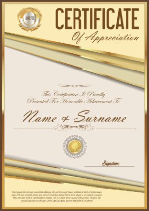 Mẫu Giấy Chứng Nhận, Certificate File Corel (147)