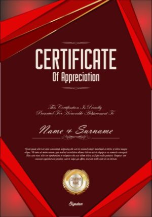 Mẫu Giấy Chứng Nhận, Certificate File Corel (203)