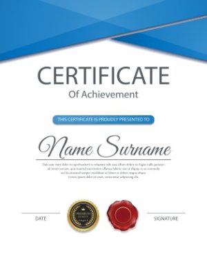 Mẫu Giấy Chứng Nhận, Certificate File Corel (210)