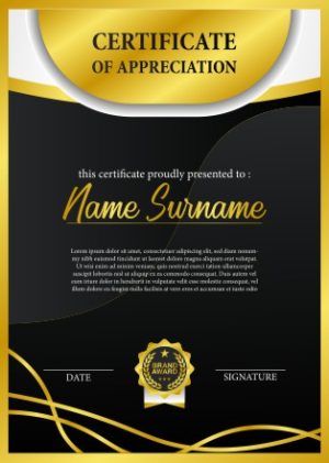 Mẫu Giấy Chứng Nhận, Certificate File Corel (215)