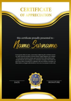 Mẫu Giấy Chứng Nhận, Certificate File Corel (217)