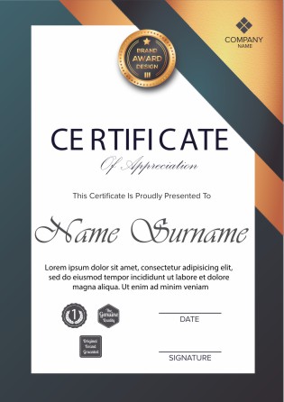 Mẫu Giấy Chứng Nhận, Certificate File Corel (229)