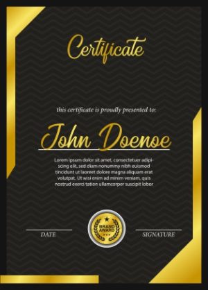 Mẫu Giấy Chứng Nhận, Certificate File Corel (234)