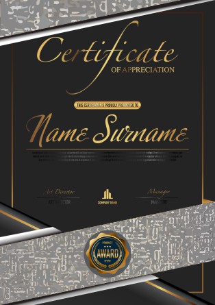 Mẫu Giấy Chứng Nhận, Certificate File Corel (247)