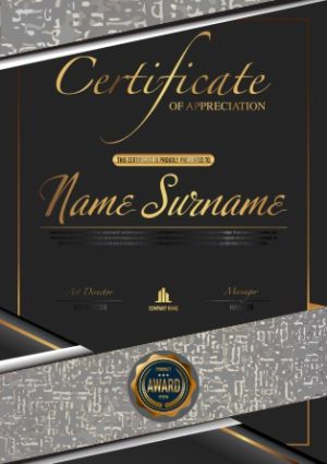 Mẫu Giấy Chứng Nhận, Certificate File Corel (248)