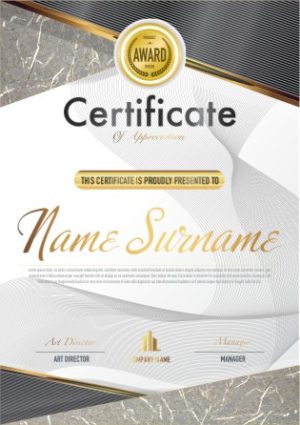 Mẫu Giấy Chứng Nhận, Certificate File Corel (249)