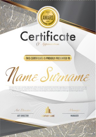 Mẫu Giấy Chứng Nhận, Certificate File Corel (250)