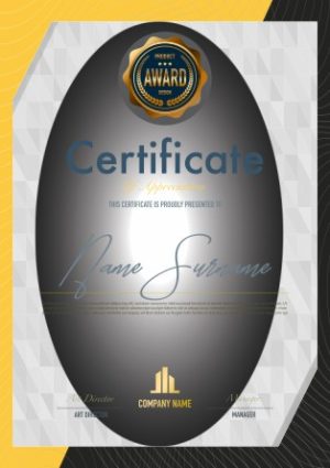 Mẫu Giấy Chứng Nhận, Certificate File Corel (253)