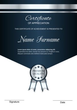 Mẫu Giấy Chứng Nhận, Certificate File Corel (293)