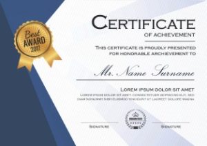 Mẫu Giấy Chứng Nhận, Certificate File Corel (295)