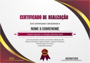 Mẫu Giấy Chứng Nhận, Certificate File Corel (307)