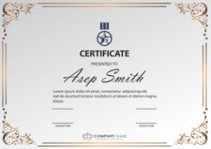 Mẫu Giấy Chứng Nhận, Certificate File Corel (315)