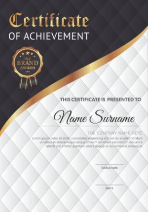 Mẫu Giấy Chứng Nhận, Certificate File Corel (325)