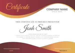 Mẫu Giấy Chứng Nhận, Certificate File Corel (330)