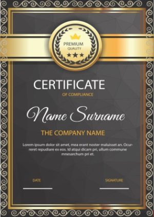 Mẫu Giấy Chứng Nhận, Certificate File Corel (366)