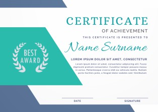 Mẫu Giấy Chứng Nhận, Certificate File Corel (410)