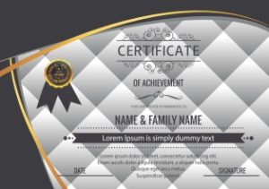 Mẫu Giấy Chứng Nhận, Certificate File Corel (418)