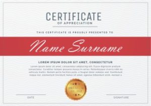 Mẫu Giấy Chứng Nhận, Certificate File Corel (422)