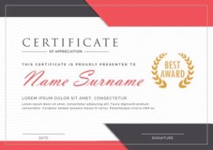 Mẫu Giấy Chứng Nhận, Certificate File Corel (428)