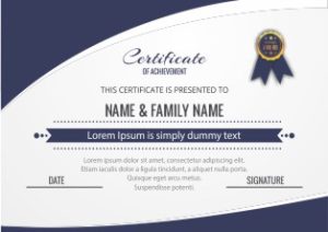 Mẫu Giấy Chứng Nhận, Certificate File Corel (436)