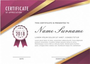 Mẫu Giấy Chứng Nhận, Certificate File Corel (445)